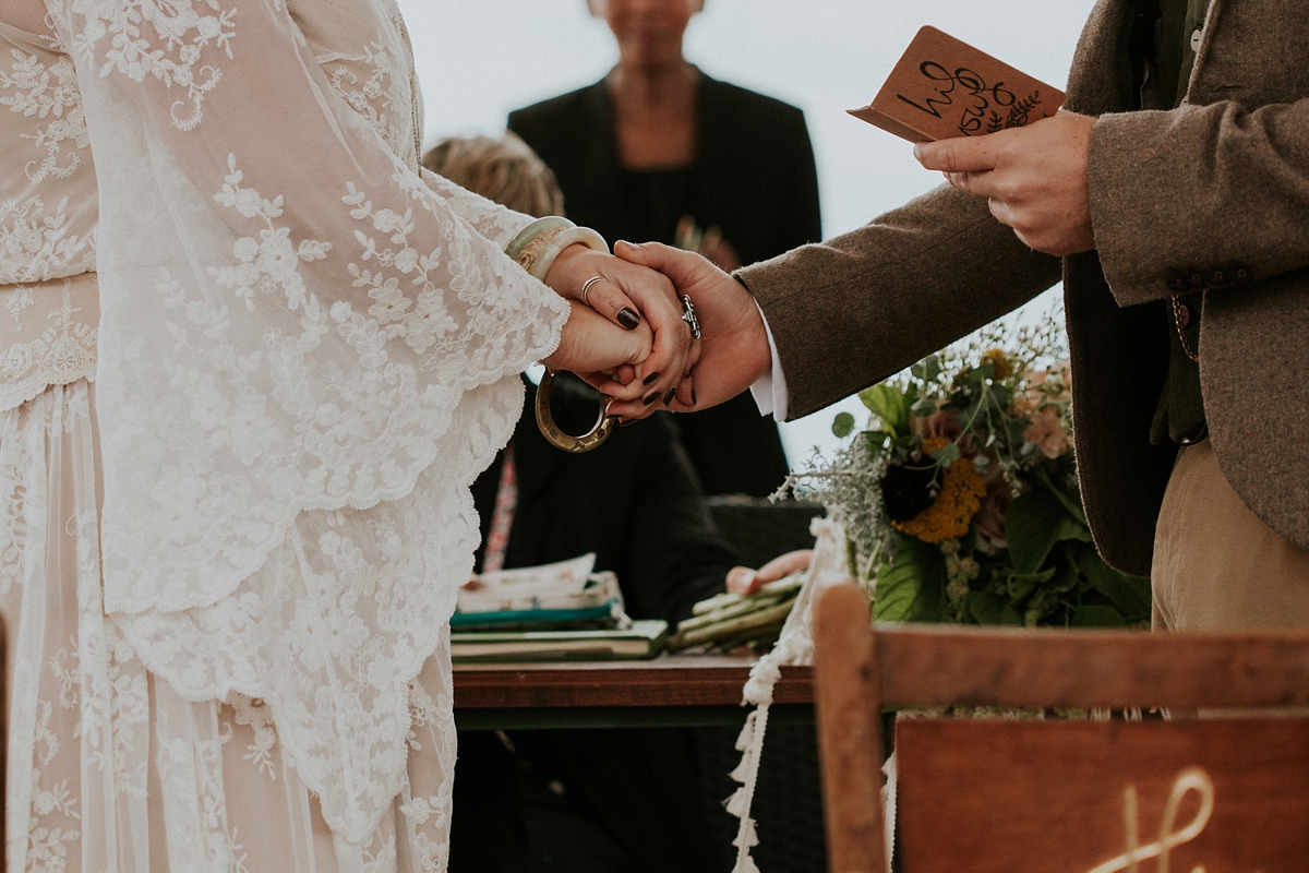 boho 1970s festival wedding 27