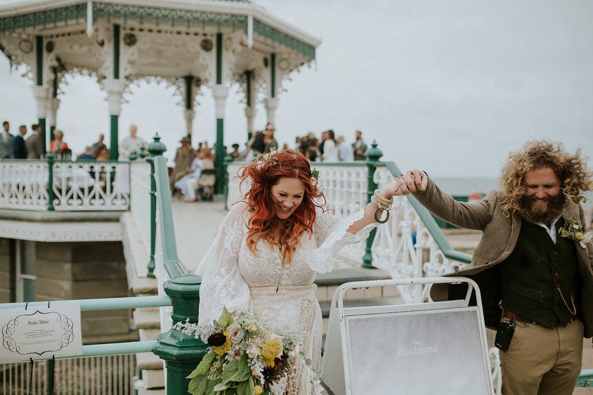 boho 1970s festival wedding 33