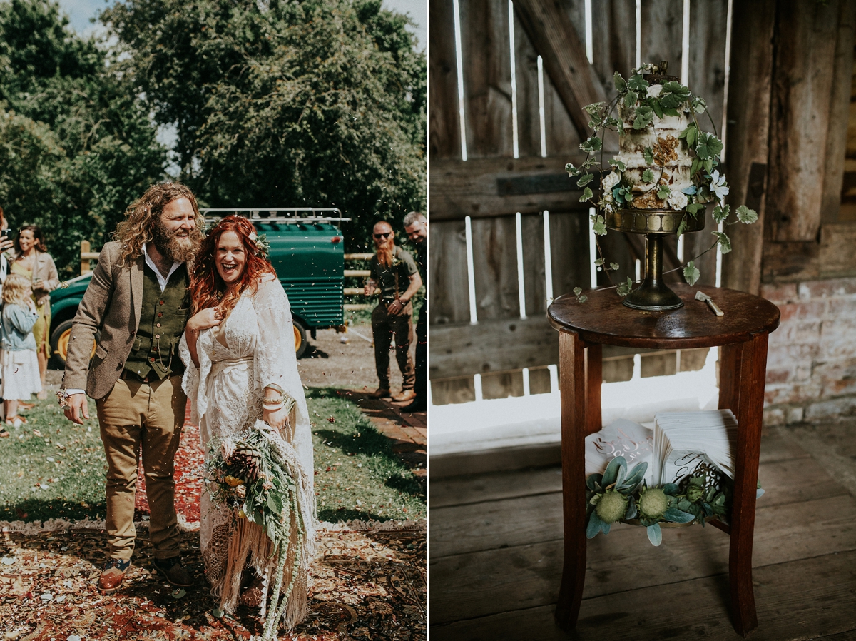 boho 1970s festival wedding 44