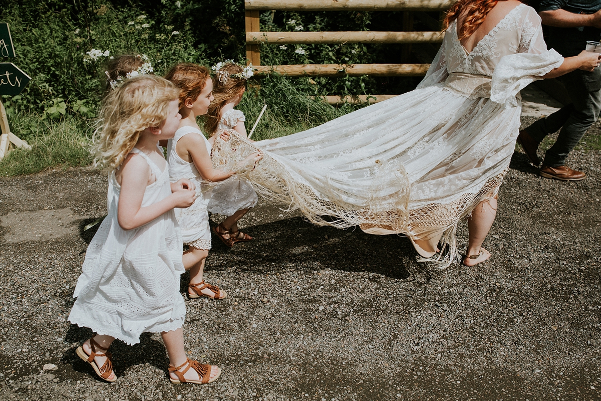 boho 1970s festival wedding 53