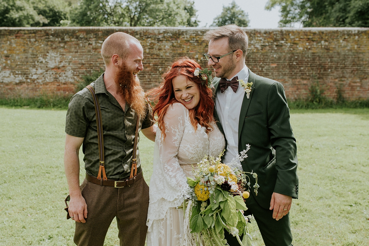 boho 1970s festival wedding 56