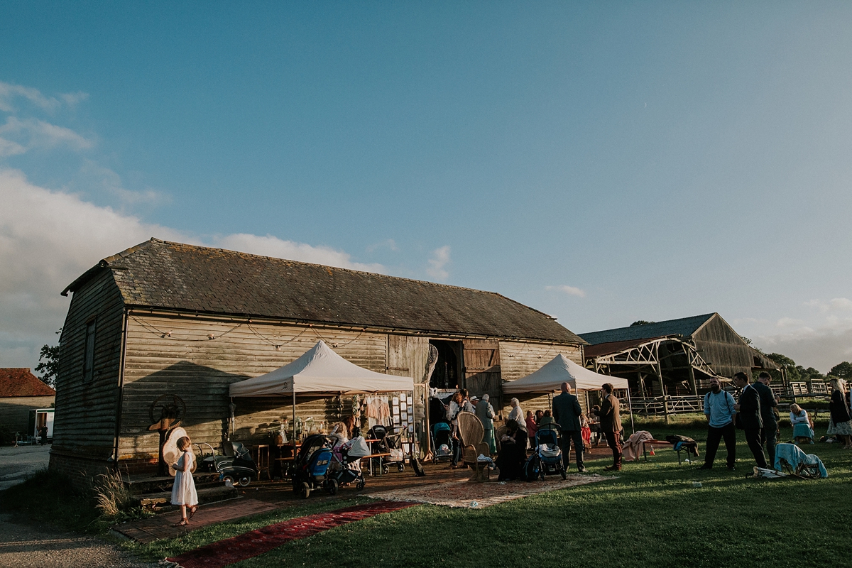 boho 1970s festival wedding 63