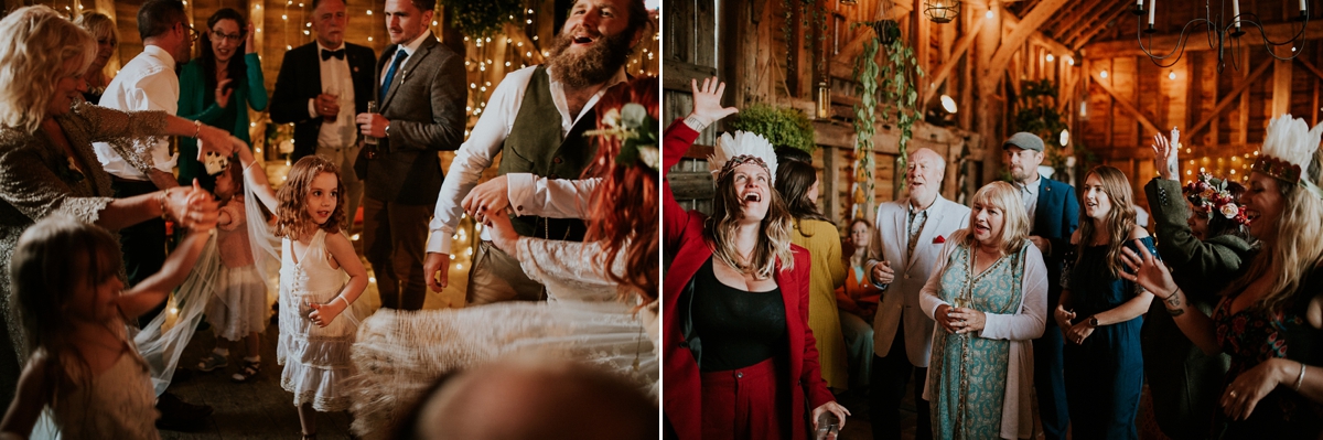 boho 1970s festival wedding 65