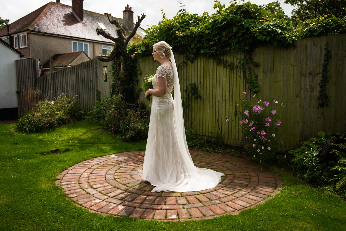 maggie sottero bride nature wedding 7