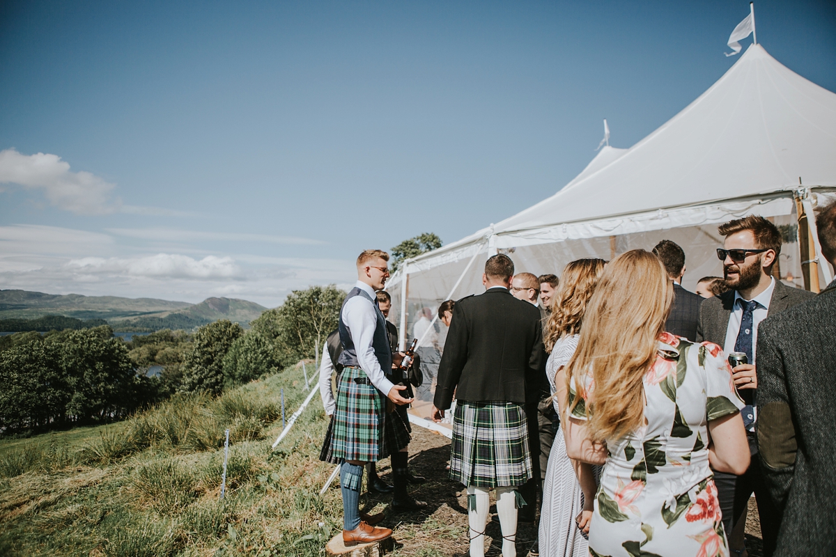 stephanie allin loch lomond wedding 34