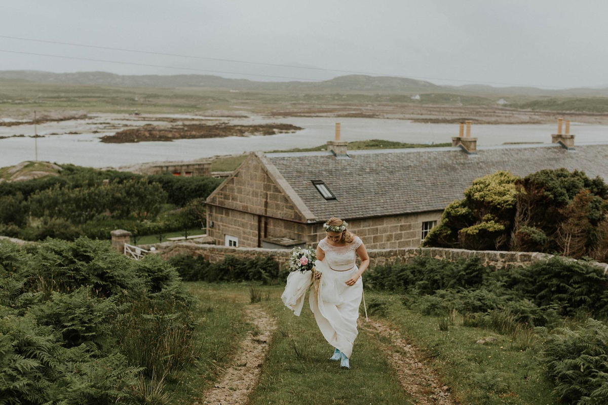 windswept scottish coast wedding 39