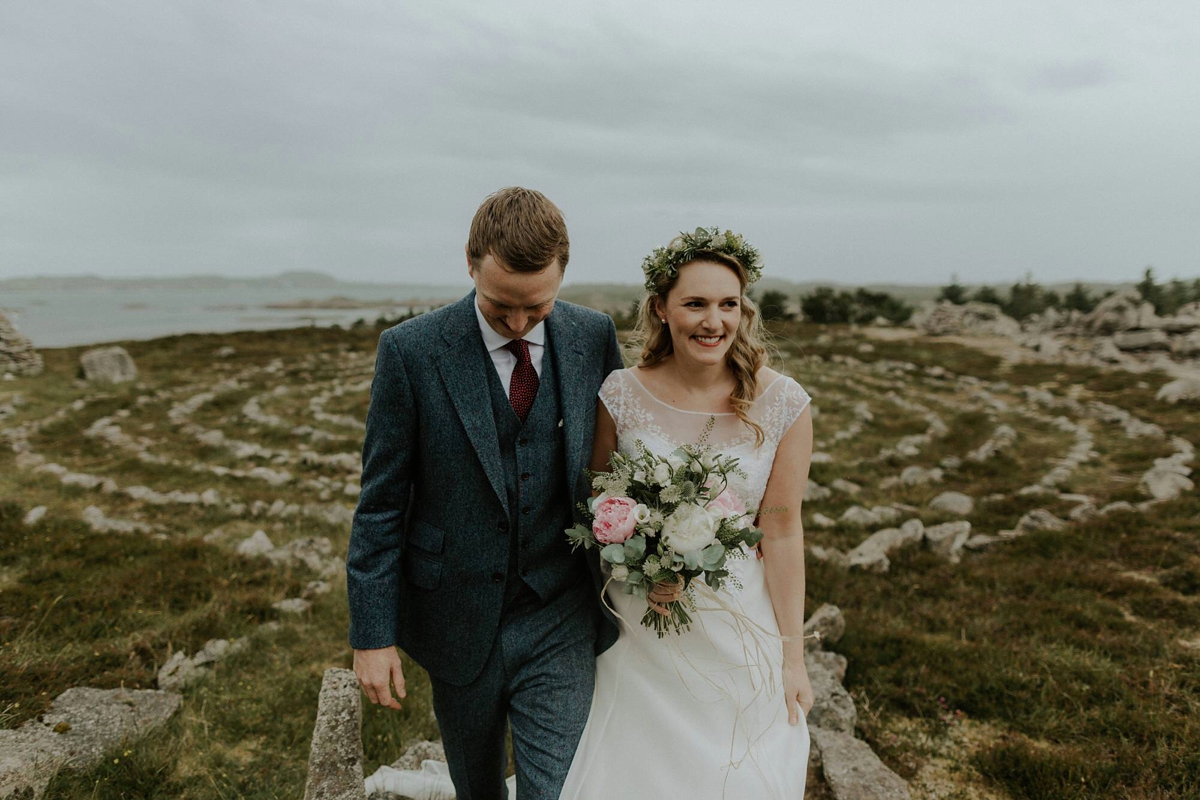 windswept scottish coast wedding 44