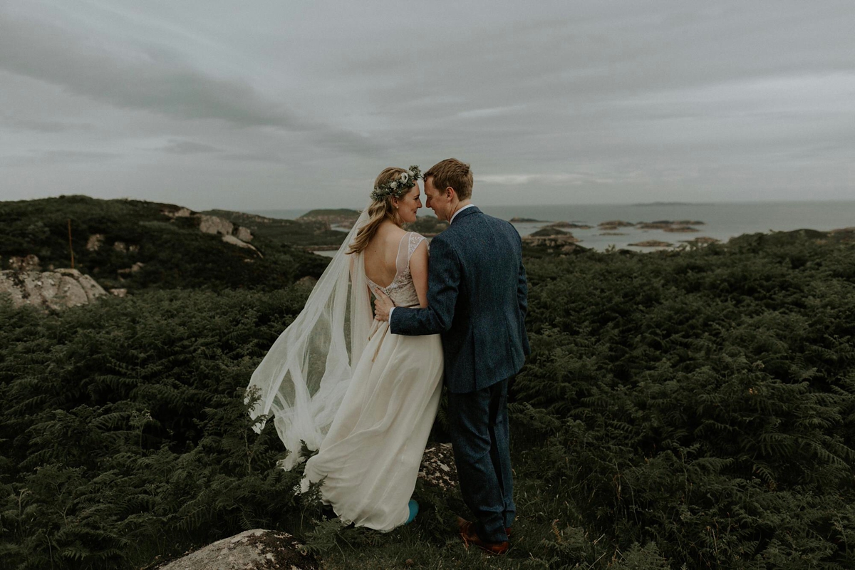 windswept scottish coast wedding 47