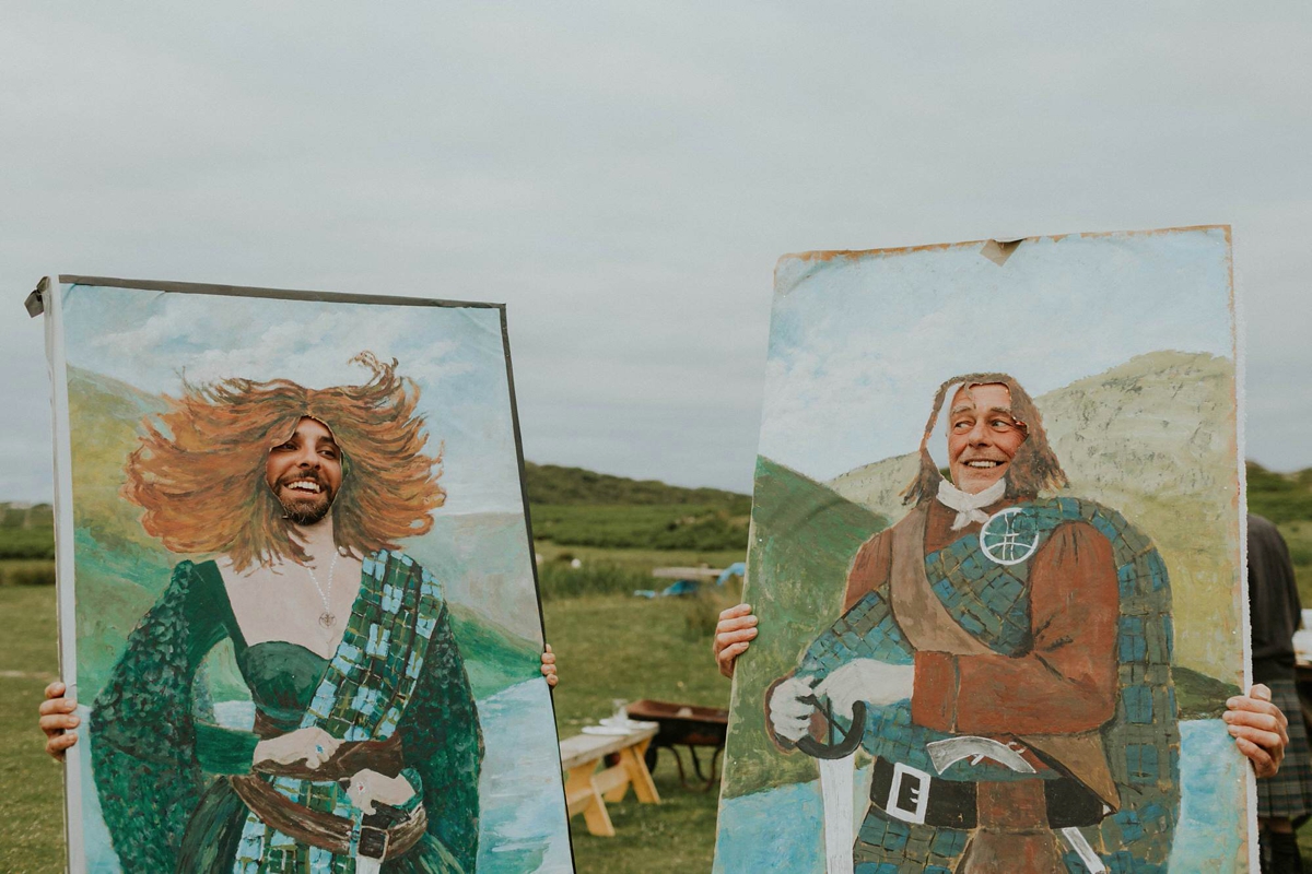 windswept scottish coast wedding 5