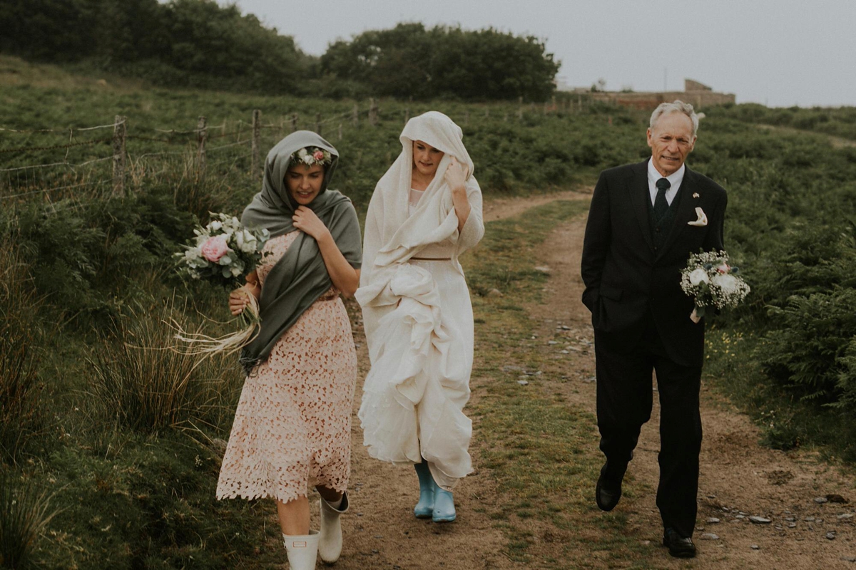 windswept scottish coast wedding 50