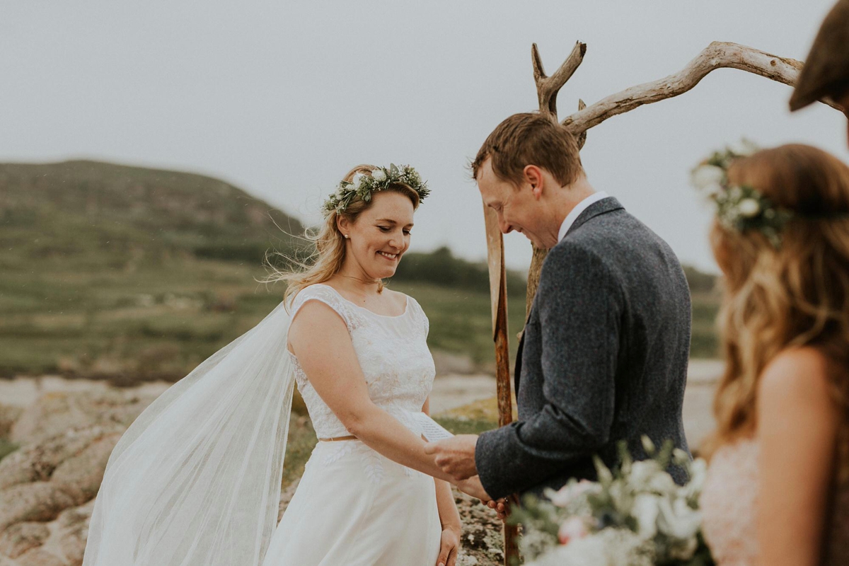 windswept scottish coast wedding 53