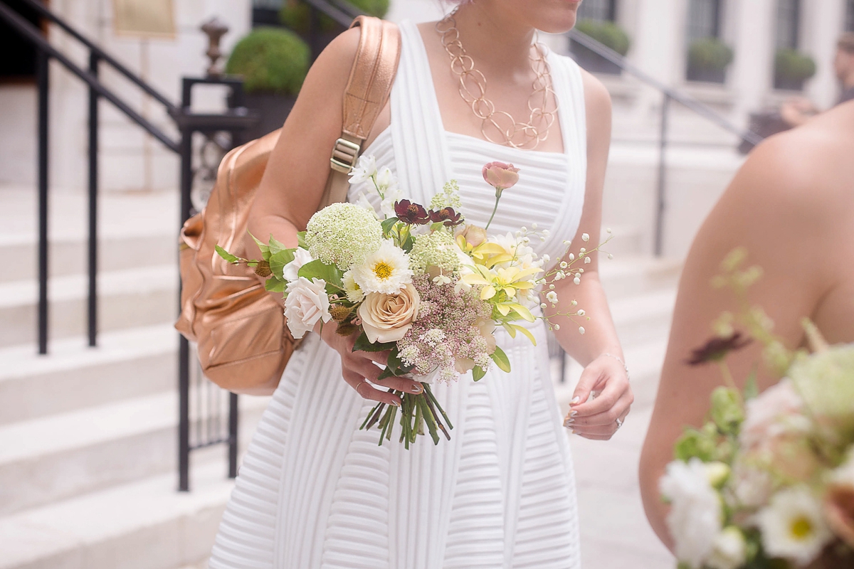 And For Love wedding dress 5 - A Minimalist London Wedding Inspired by Geometry And Sparkle And For Love wedding dress 5