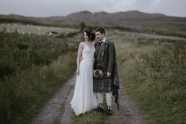 A Beautiful Wedding on the Wild and Rugged Scottish Coast