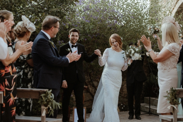 A Savannah Miller Dress for a Spanish Olive Grove Inspired Wedding