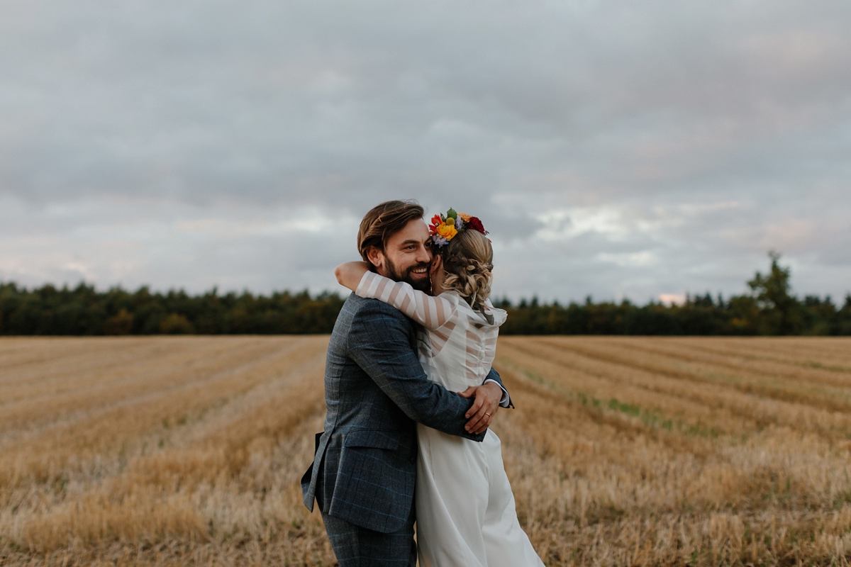 charlie brear trouser suit modern bride 83