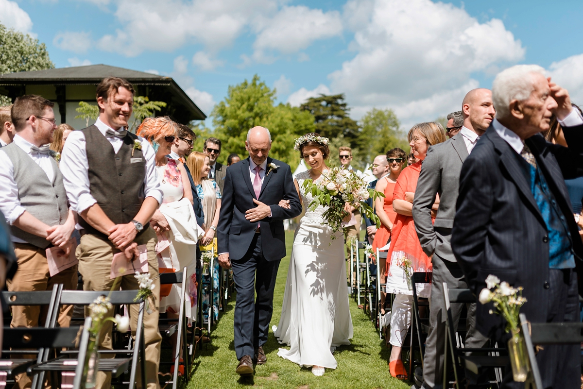 pronovias bride larmer tree gardens wedding 26