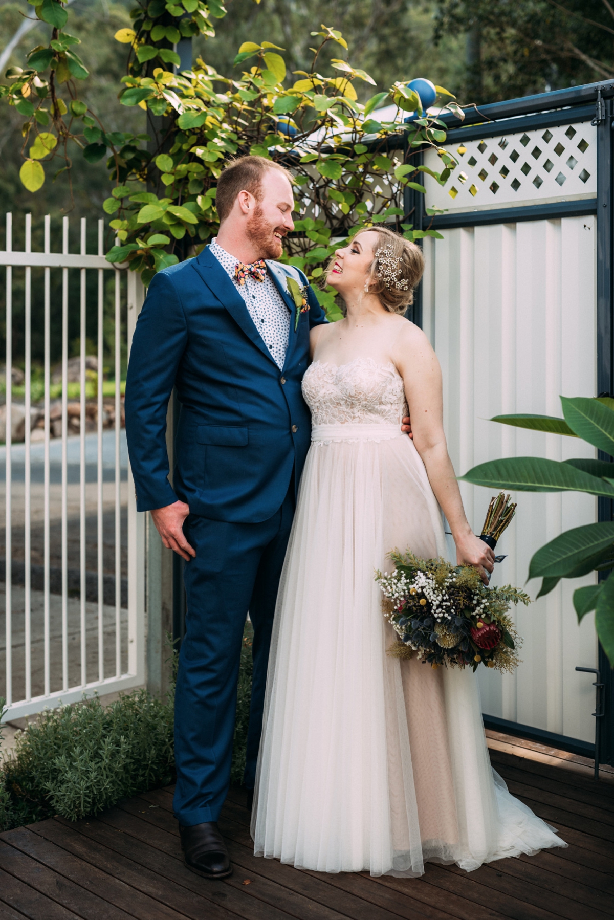 watters blush dress queensland wedding 19 - A Willowby by Watters Dress for a Colourful Queensland Wedding With Hundreds of Paper Cranes watters blush dress queensland wedding 19