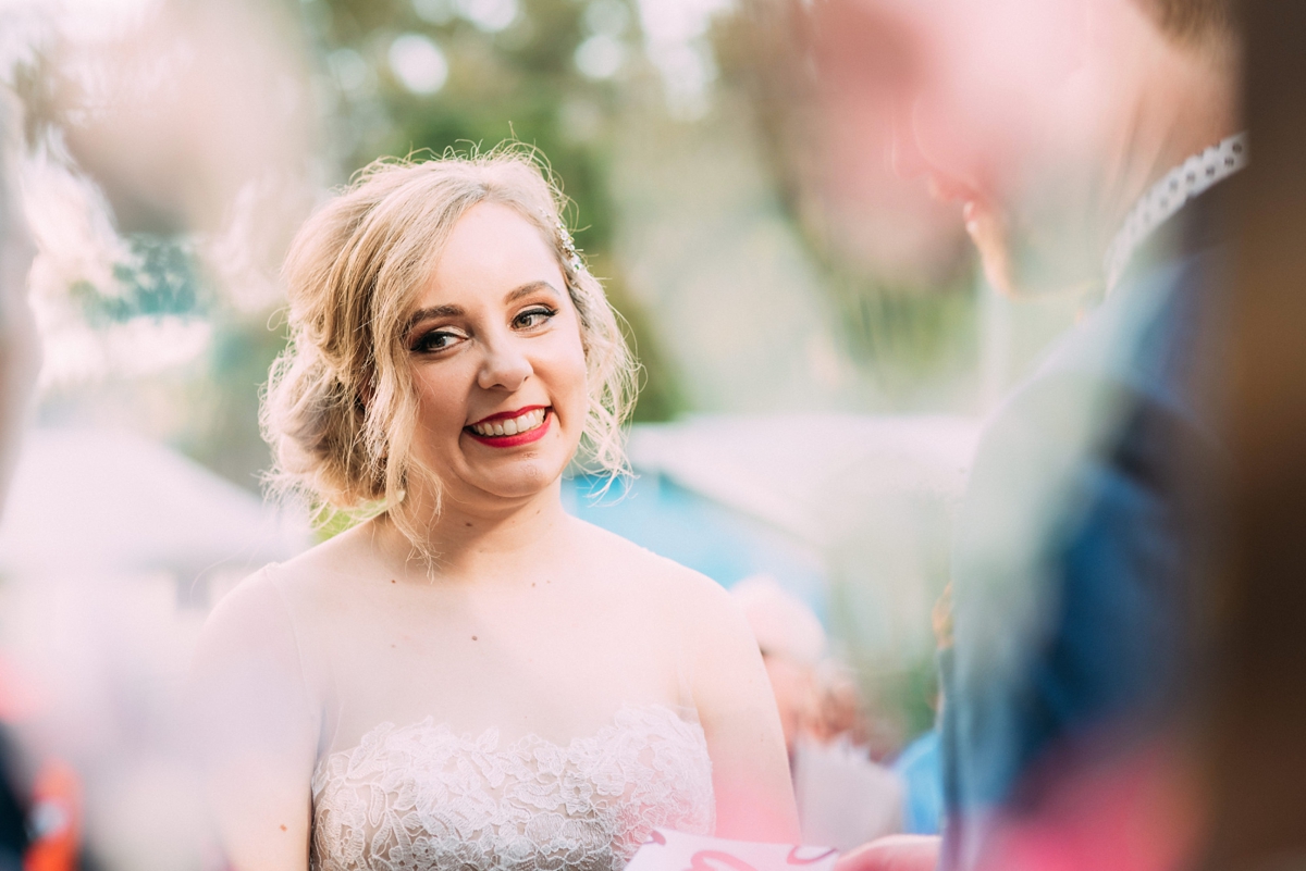watters blush dress queensland wedding 38 - A Willowby by Watters Dress for a Colourful Queensland Wedding With Hundreds of Paper Cranes watters blush dress queensland wedding 38