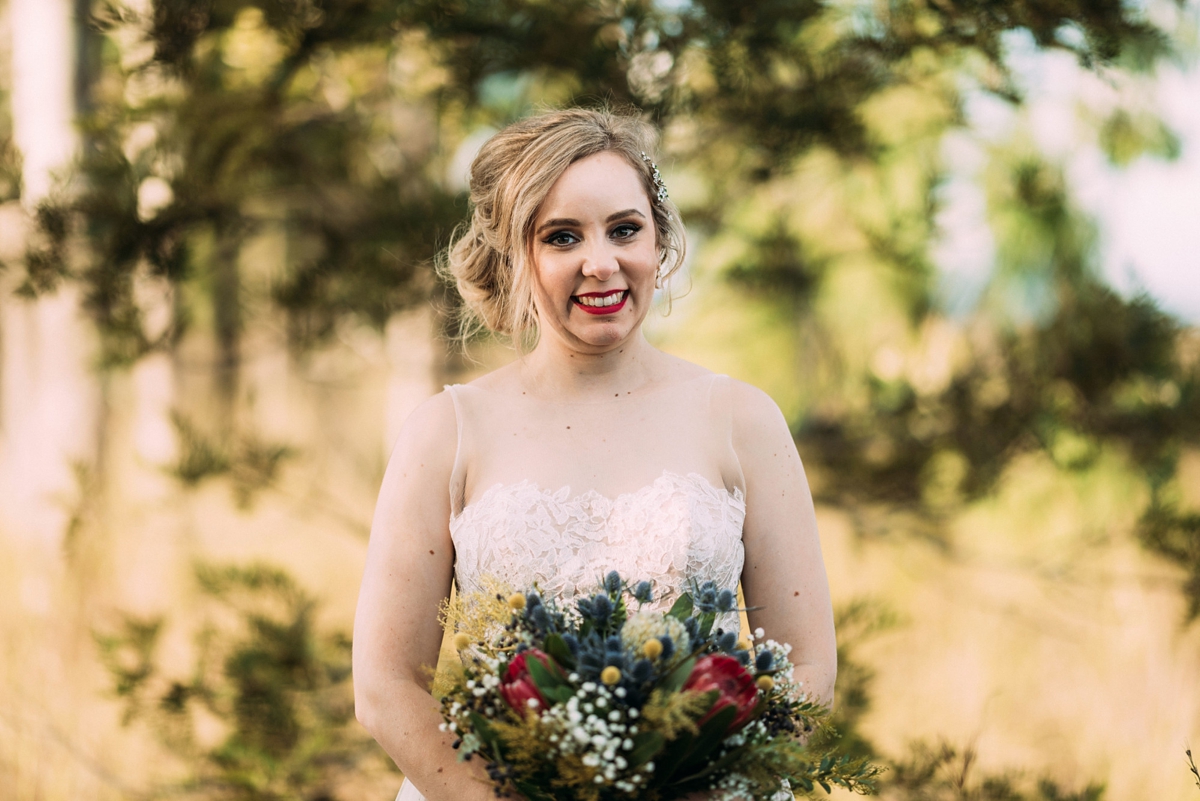 watters blush dress queensland wedding 56 - A Willowby by Watters Dress for a Colourful Queensland Wedding With Hundreds of Paper Cranes watters blush dress queensland wedding 56