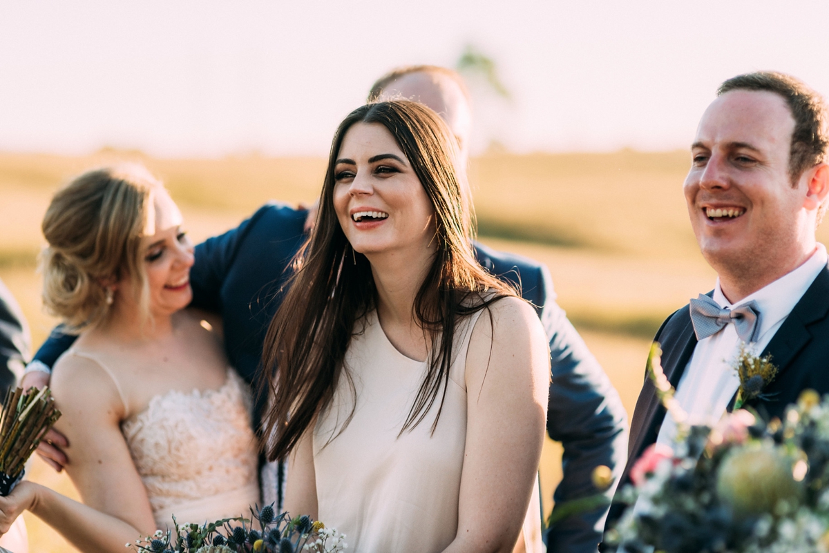 watters blush dress queensland wedding 58 - A Willowby by Watters Dress for a Colourful Queensland Wedding With Hundreds of Paper Cranes watters blush dress queensland wedding 58