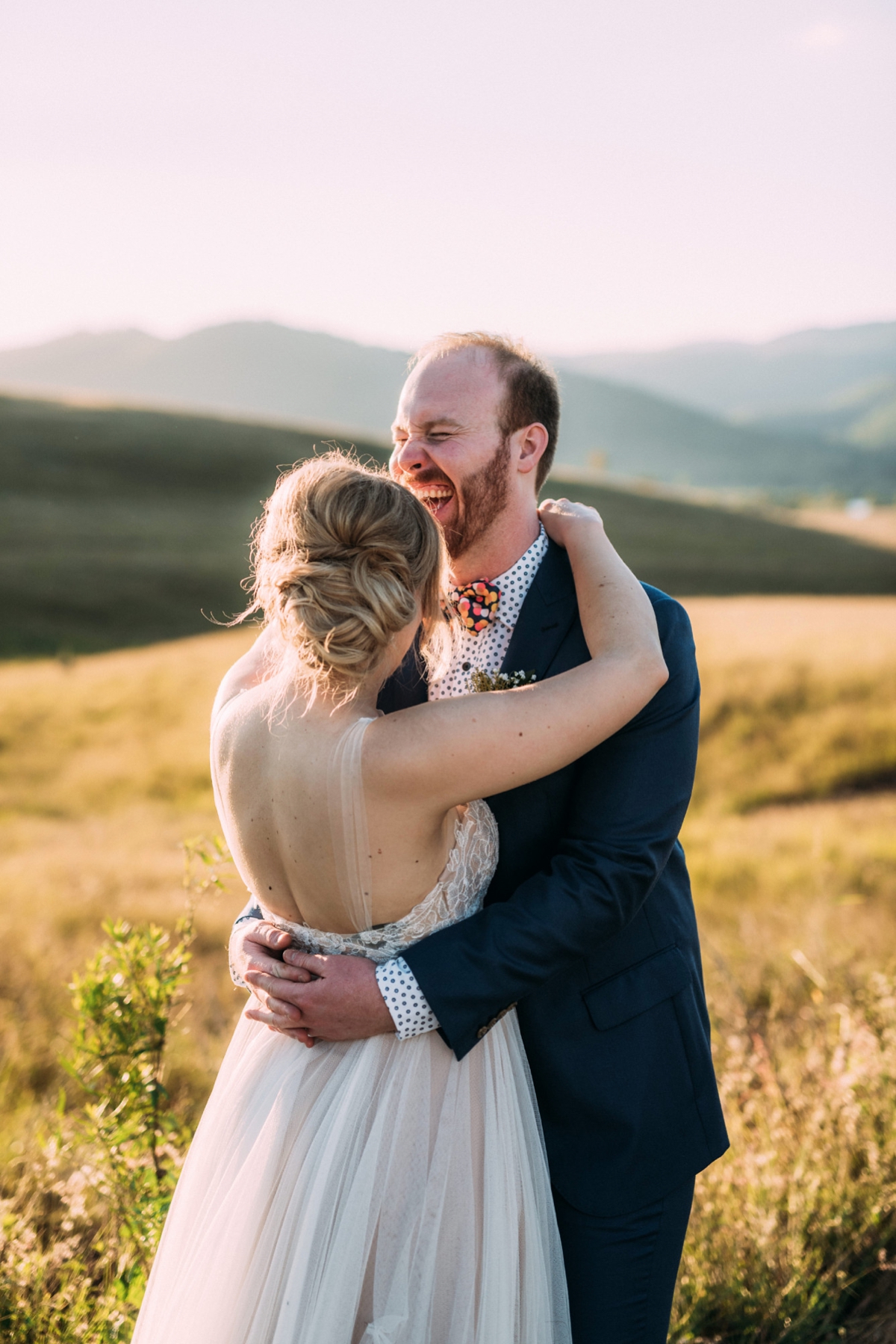 watters blush dress queensland wedding 60 - A Willowby by Watters Dress for a Colourful Queensland Wedding With Hundreds of Paper Cranes watters blush dress queensland wedding 60