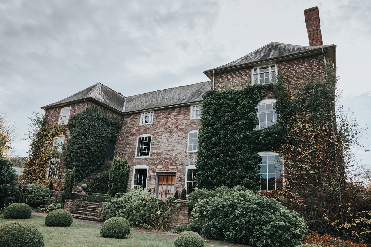 1 Claire Pettibone dress for an Autumn country house wedding