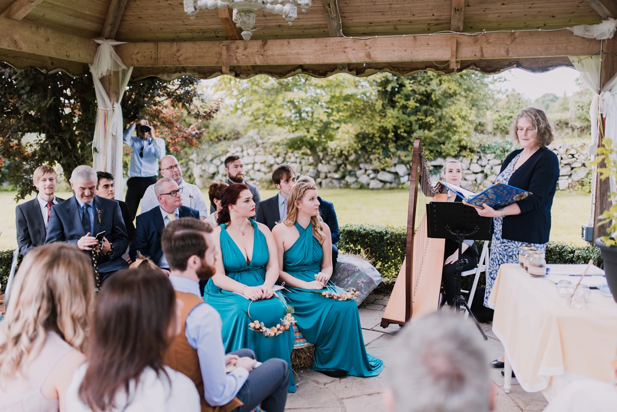 A Willow by Watters Gown for an Eco-Friendly Outdoor Wedding in Shades ...