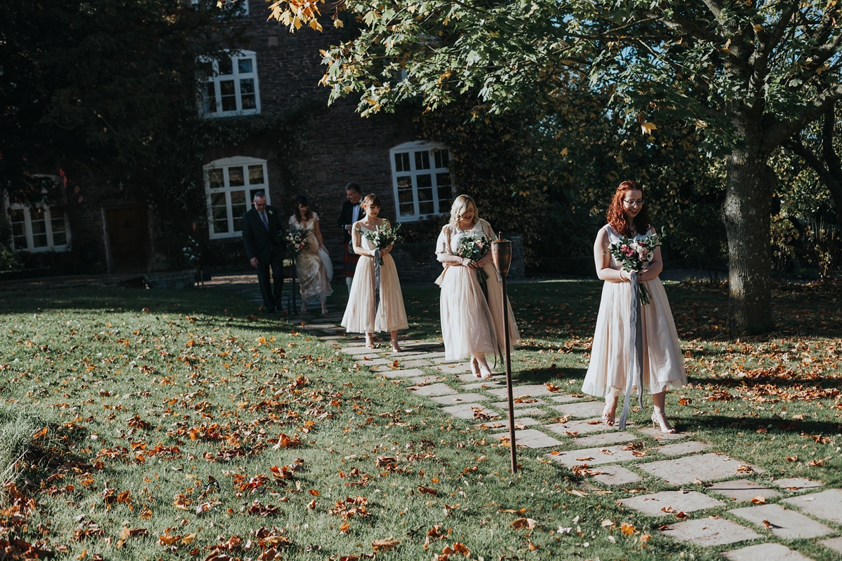 10 Claire Pettibone dress for an Autumn country house wedding