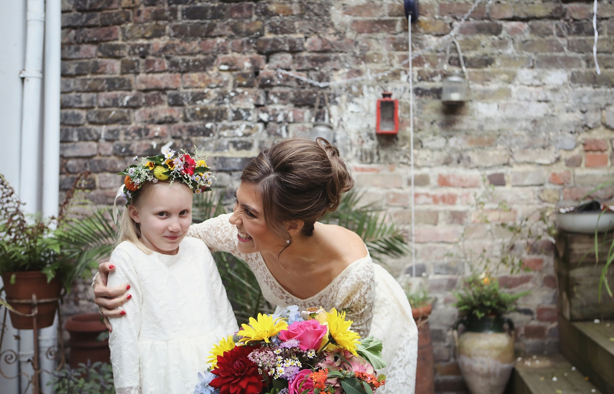 13 A vintage dress and colourful London wedding