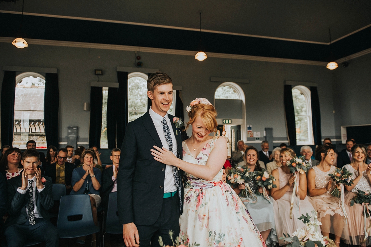 14 Floral wedding dress by Charlotte Balbier