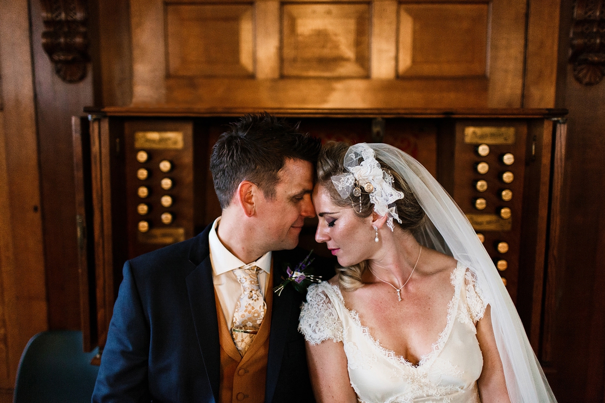 15 Beth Mark James Richard Photography 36 1 - A Sharon Hoey Dress and French Lace Veil for a Glamorous and Elegant City Wedding 15 Beth Mark James Richard Photography 36 1