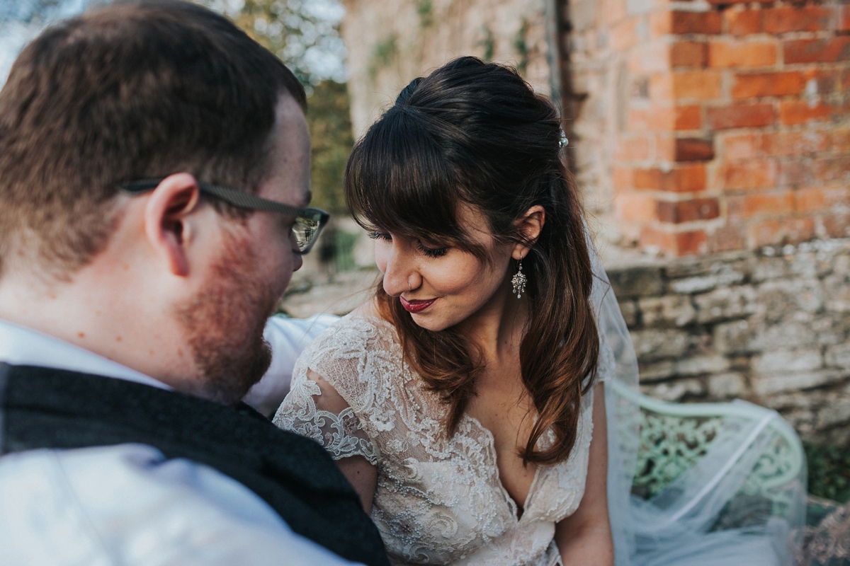 16 Claire Pettibone dress for an Autumn country house wedding