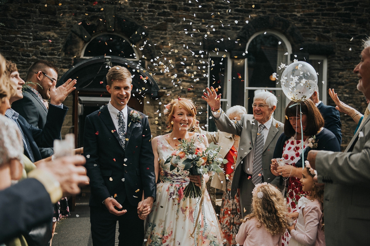 17 Floral wedding dress by Charlotte Balbier