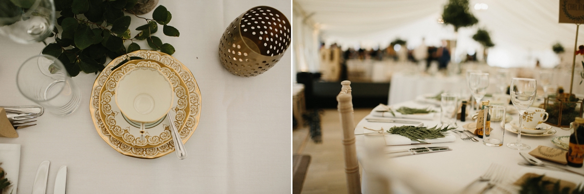 18 Vintage tea cup and saucer wedding decor