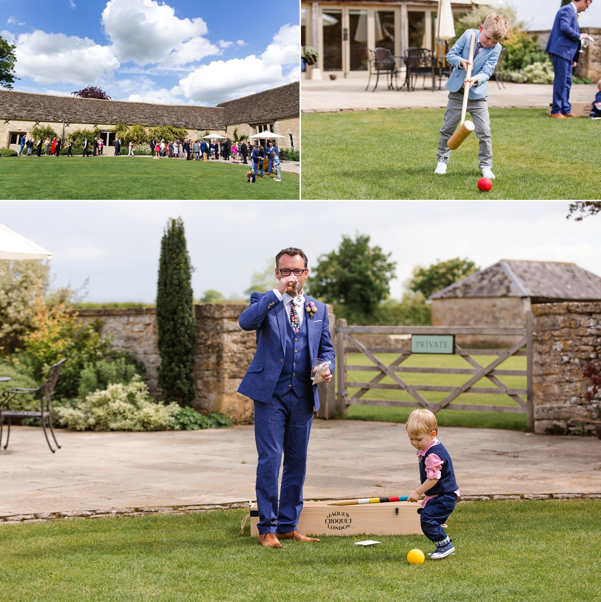 18 Wedding lawn games at Caswell House in Oxfordshire 1
