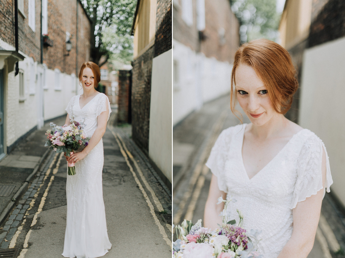 19 Bride wearing an Eliza Jane Howell wedding dress