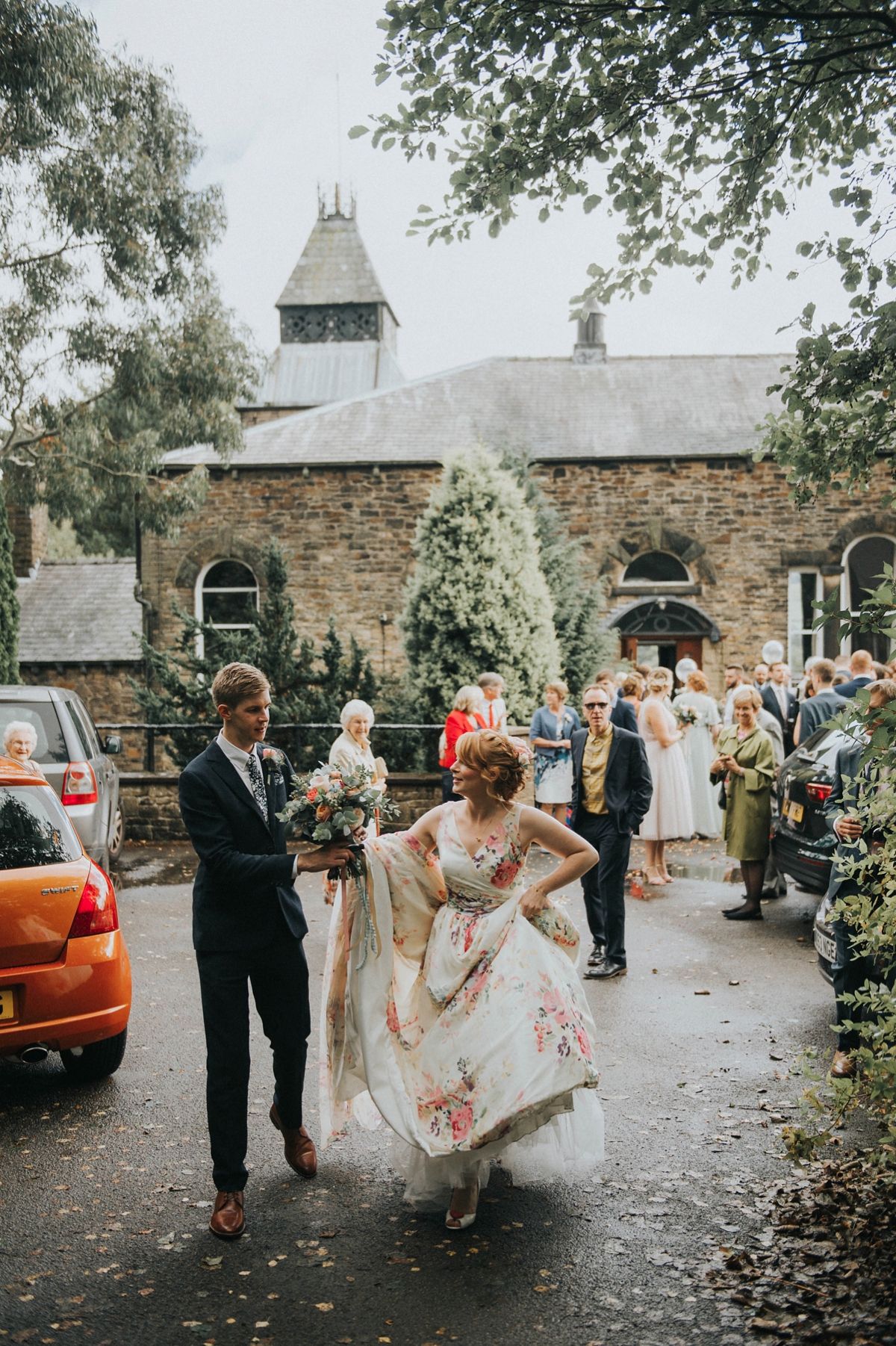 19 Floral wedding dress by Charlotte Balbier
