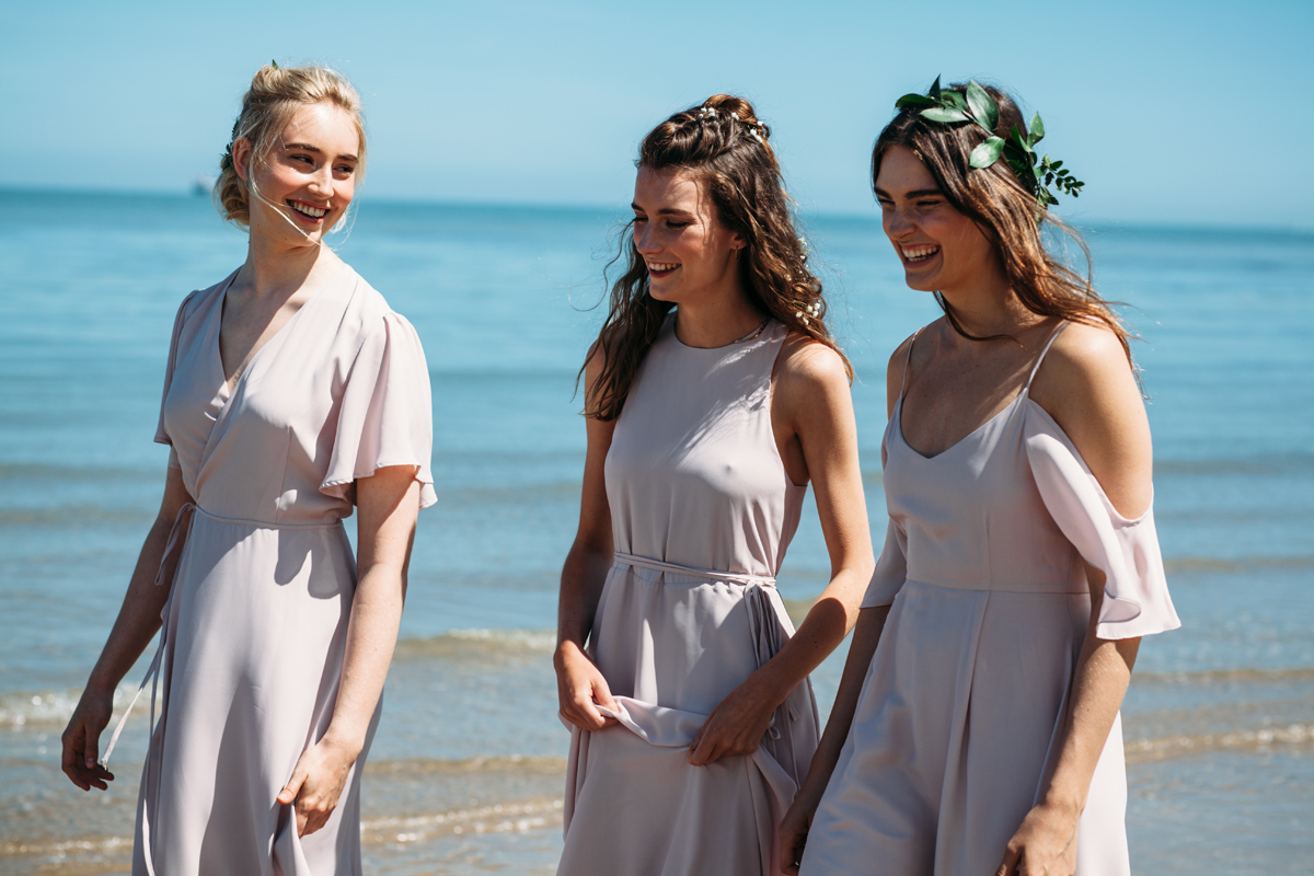 2 Modern bridesmaids dresses by Rewritten