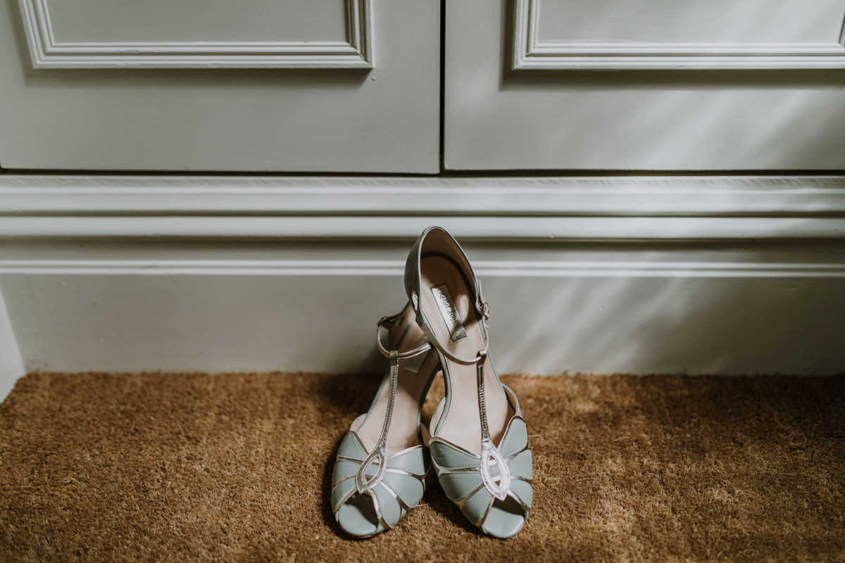 2 Pale green Rachel Simpson wedding shoes 1