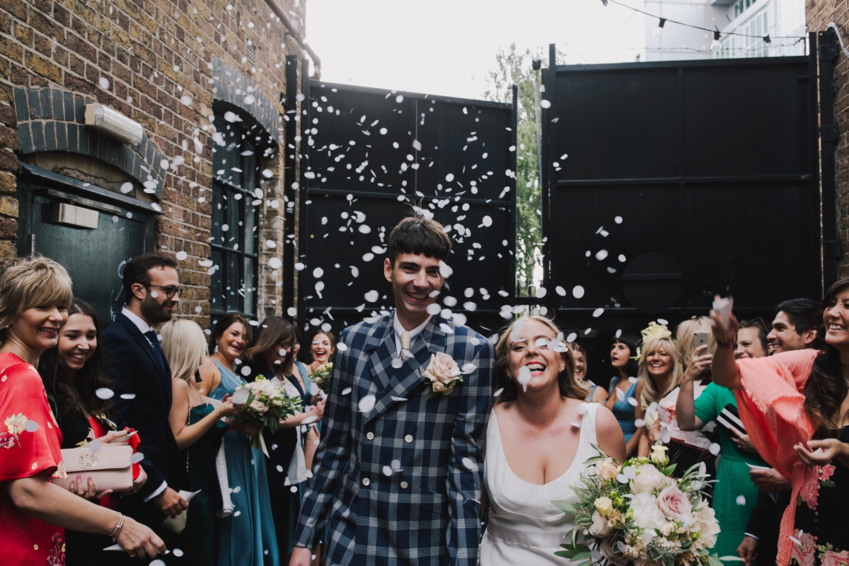 20 Confetti shot outside of Loft Studios London