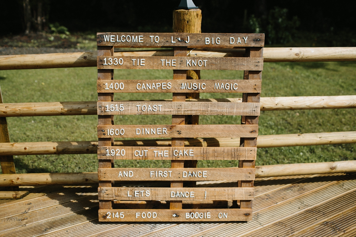 21 Wooden pallet wedding sign