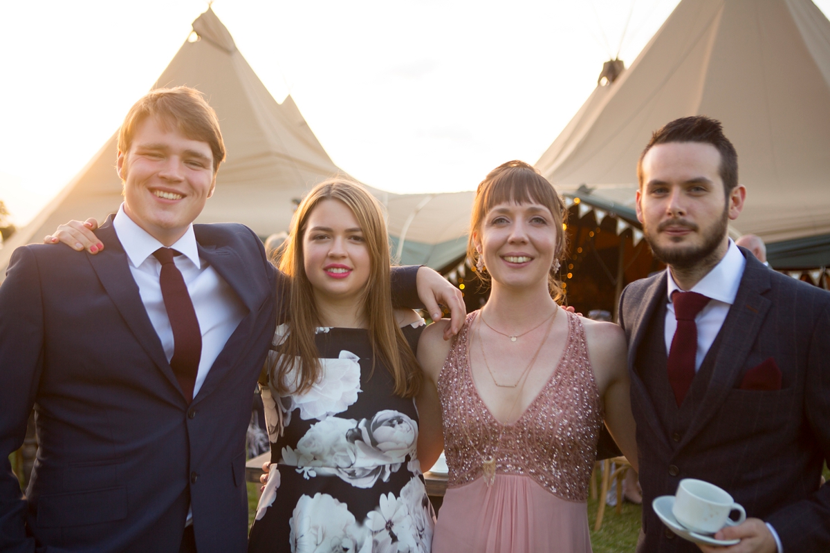 23 A Wtoo by Watters dress and colourful tipi wedding