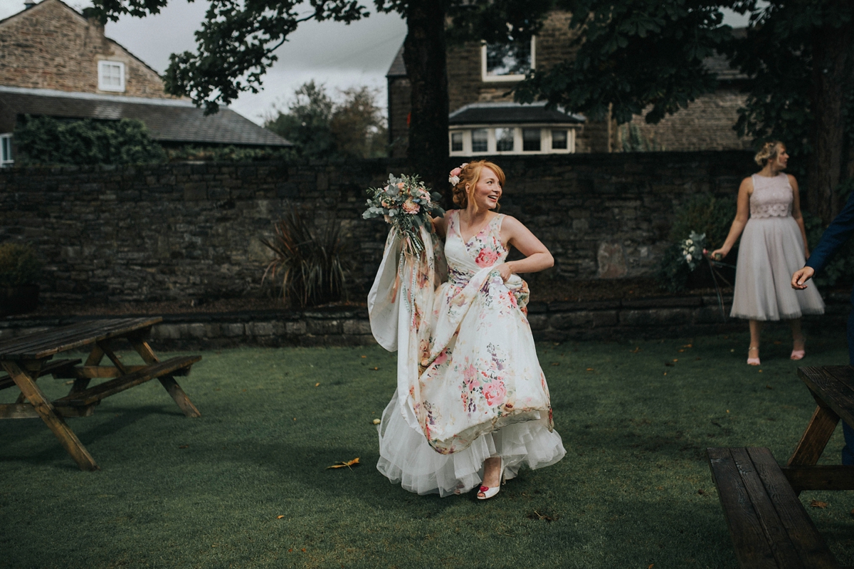 24 Floral wedding dress by Charlotte Balbier