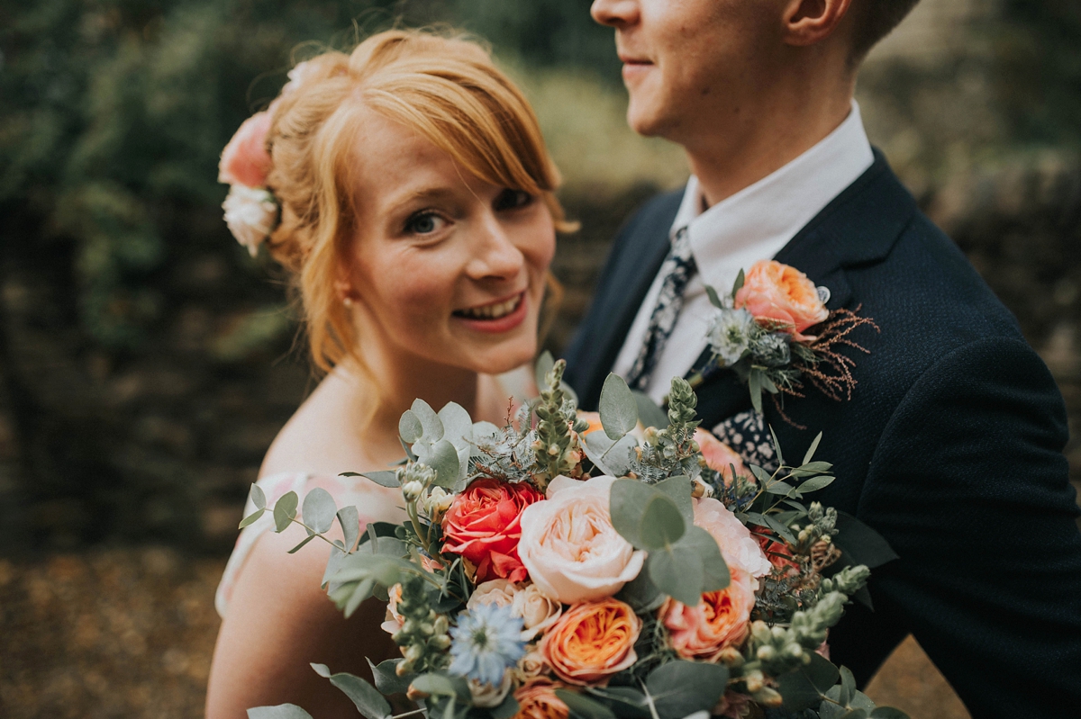 28 Floral wedding dress by Charlotte Balbier