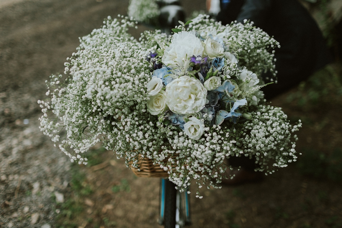 28 Gypsophila wedding bouquet