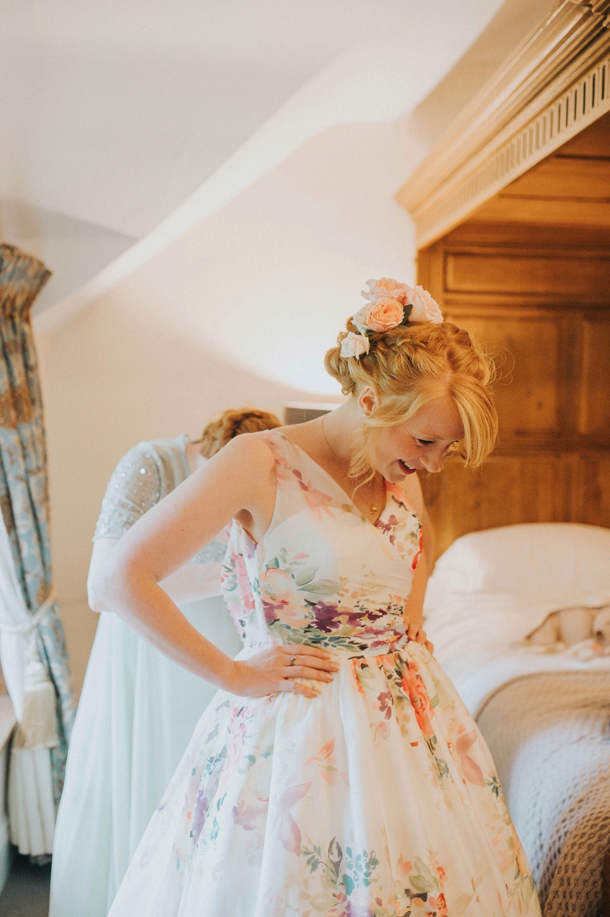 3 Floral wedding dress by Charlotte Balbier