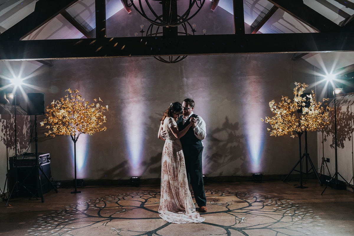 32 Claire Pettibone dress for an Autumn country house wedding