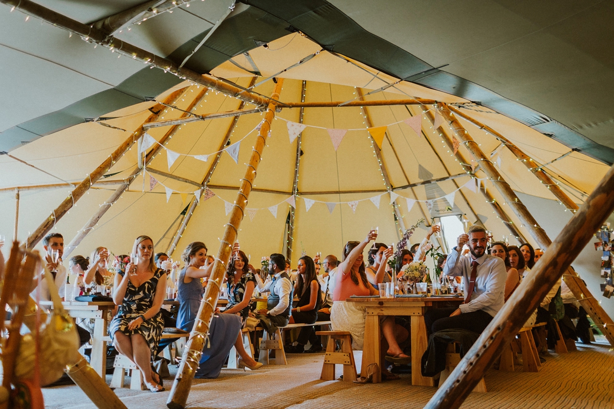 34 Inside a wedding tipi