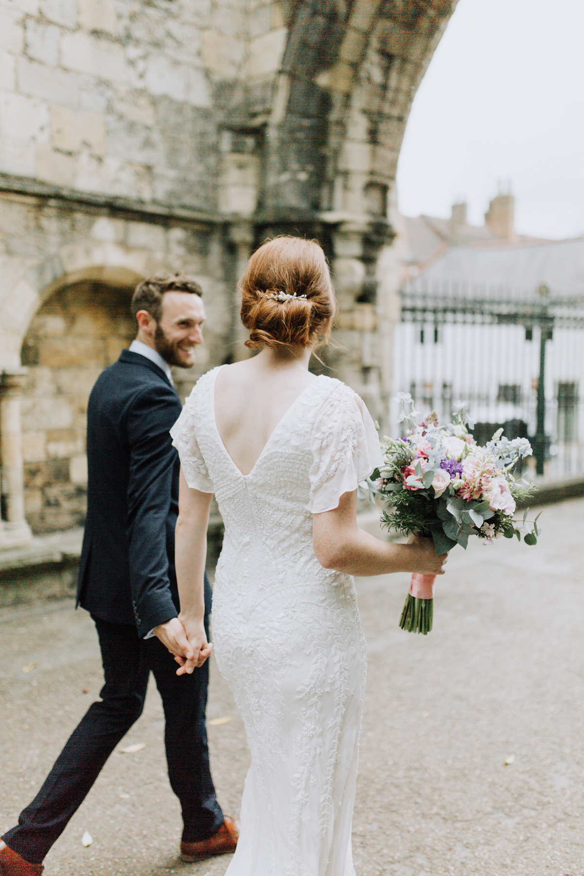 35 Eliza Jane Howell beaded wedding dress