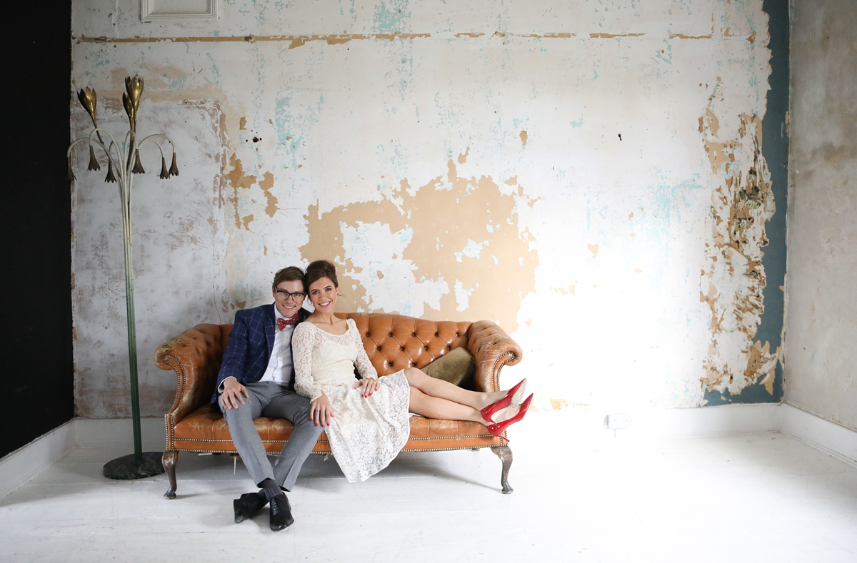 38 A vintage dress and colourful London wedding